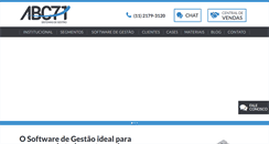 Desktop Screenshot of abc71.com.br
